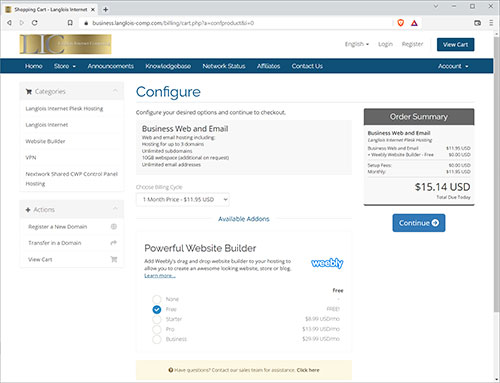 Site Configuration